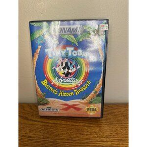 Tiny Toon Adventures: Buster's Hidden Treasure (Sega Genesis, 1993) No Manual